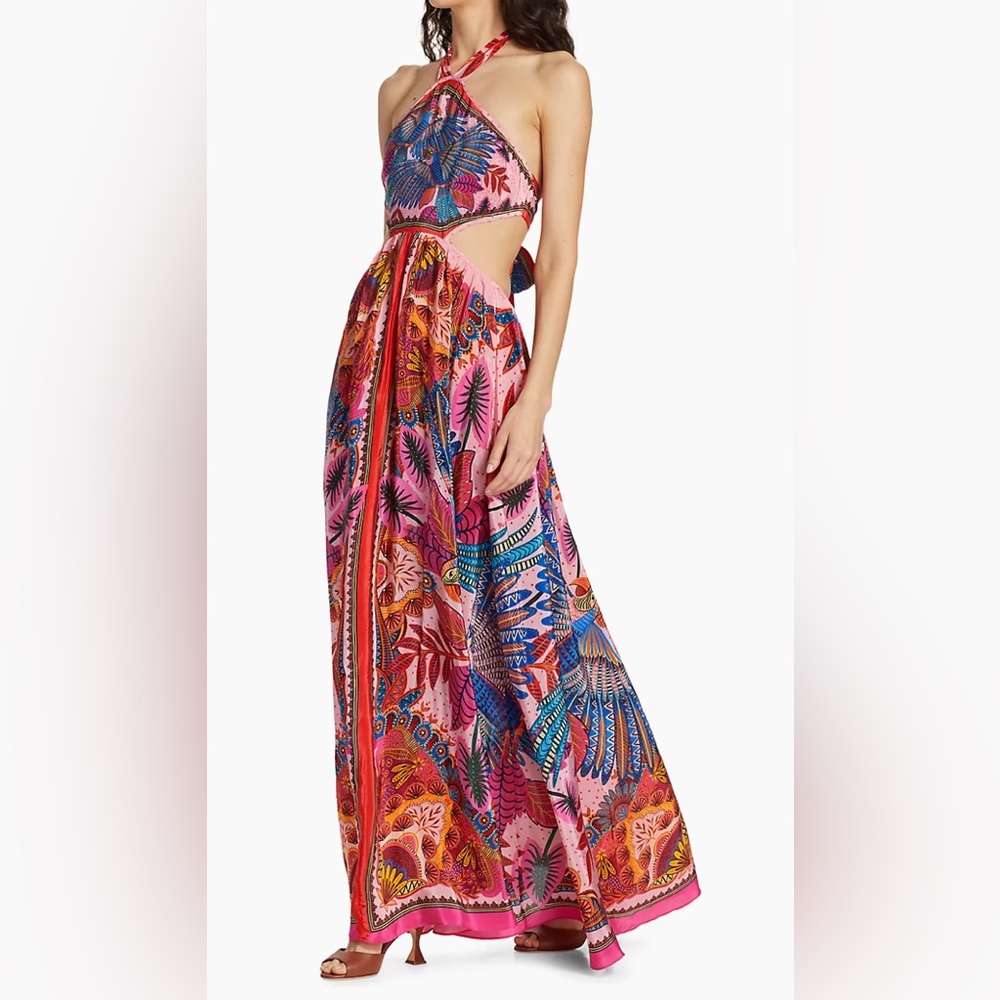 New! Women’s Farm Rio
Macaw Scarf Maxi Dress size XL